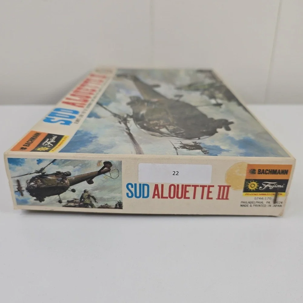 Vintage Fujimi SUD Alouette III 1/48 NEW Model Kit 0744-170 NEW Open Sealed Part